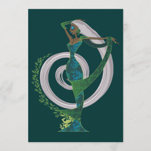 Onze dame van de Tea-uitnodigingen Kaart