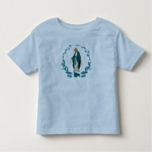 Onze dame van de wonderbaarlijke medaille kinder shirts