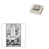 Onze dame van Fatima Afbeelding Rubber Stamp Rubberstempel