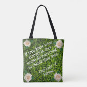 Onze dame van Fatima Canvas tas (Achterkant)