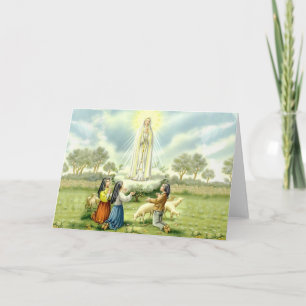 Onze Dame van Fatima Card Kaart