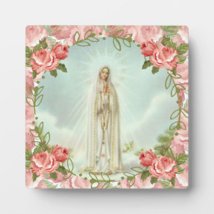 Onze dame van Fatima Roses Fotoplaat