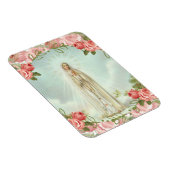 Onze dame van Fatima Roses Magneet (Rechterzijde)