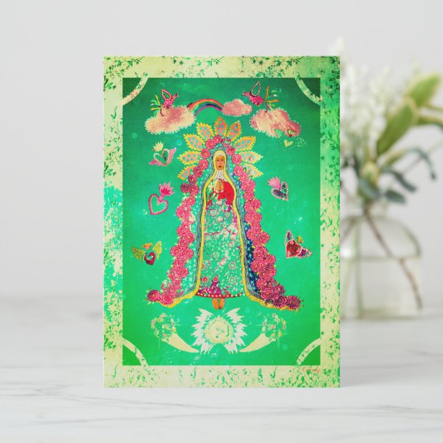 Onze dame van Guadalupe (Staand voorkant)