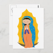 Onze dame van Guadalupe Briefkaart (Voorkant / Achterkant)