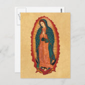 Onze dame van Guadalupe Briefkaart (Voorkant / Achterkant)