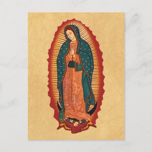 Onze dame van Guadalupe Briefkaart (Voorkant)