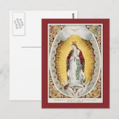 Onze dame van Guadalupe Briefkaart (Voorkant / Achterkant)