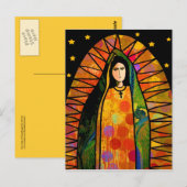 Onze dame van Guadalupe Briefkaart (Voorkant / Achterkant)