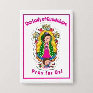 Onze dame van Guadalupe Button