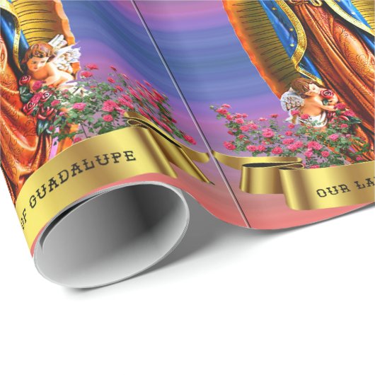 Onze dame van Guadalupe Cadeaupapier (Rol Hoek)