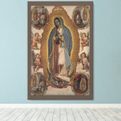 Onze dame van Guadalupe Canvas (Insitu (Houten vloer))