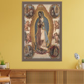 Onze dame van Guadalupe Canvas (Insitu (Woonkamer))