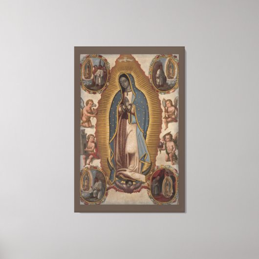 Onze dame van Guadalupe Canvas Afdruk (Voorkant)