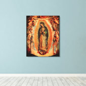 Onze dame van Guadalupe Canvas Afdruk (Insitu (Houten vloer))