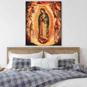 Onze dame van Guadalupe Canvas Afdruk (Insitu (Slaapkamer))
