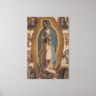 Onze dame van Guadalupe Canvas Afdruk