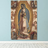 Onze dame van Guadalupe Canvas Afdruk (Insitu (Houten vloer))