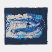 Onze dame van Guadalupe Collage Fleece Deken (Voorkant (Horizontaal))