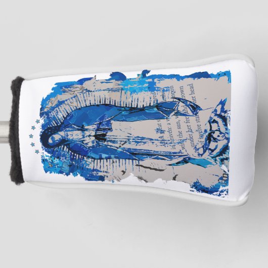 Onze dame van Guadalupe Collage Golfheadcover (Voorkant)