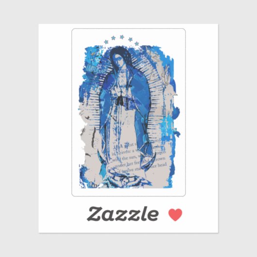 Onze dame van Guadalupe Collage Sticker (Vel)