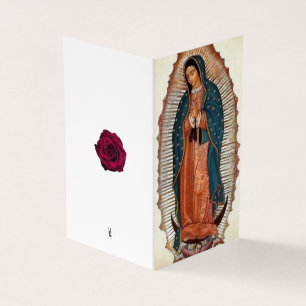 Onze dame van Guadalupe condoleances bedankt de ka Kaart