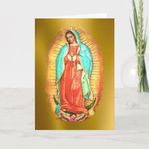 Onze dame van Guadalupe Feestdagen Kaart
