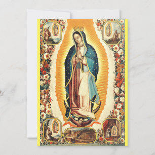 Onze dame van Guadalupe Feestdagenkaart
