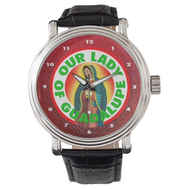Onze dame van Guadalupe Horloge (Voorkant)