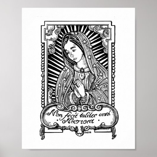 Onze dame van Guadalupe (II) Poster (Voorkant)