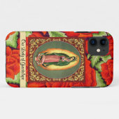 Onze dame van Guadalupe in Prayer met Rozen Case-Mate iPhone Case (Achterkant (horizontaal))