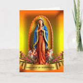 Onze dame van Guadalupe Kaart (Voorkant)