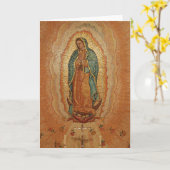 Onze dame van Guadalupe Kaart (Gele Bloem)