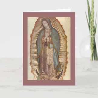 ONZE DAME VAN GUADALUPE KAART