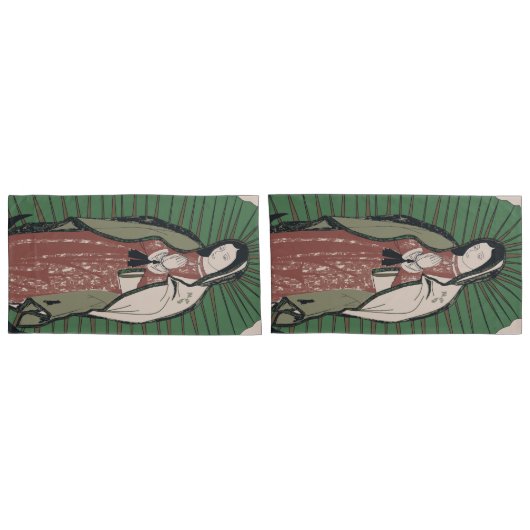 onze dame van guadalupe kussensloop (Achterkant-Set)