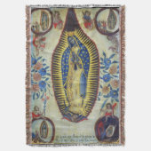 Onze dame van Guadalupe Maagd Mary 1824 Art Blanke Deken (Voorkant Verticaal)