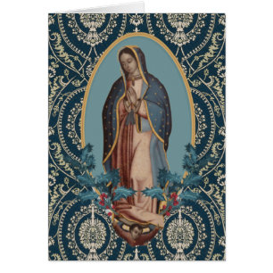 Onze dame van Guadalupe Maagd Mary Feliz Navidad