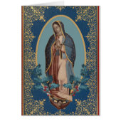 Onze dame van Guadalupe Maagd Mary Feliz Navidad (Voorkant)