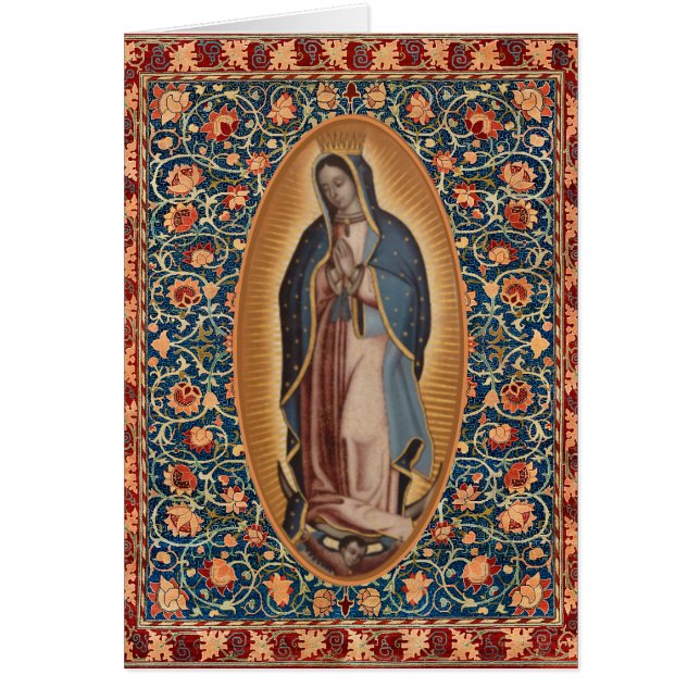 Onze dame van Guadalupe Maagd Mary Prayer (Voorkant)
