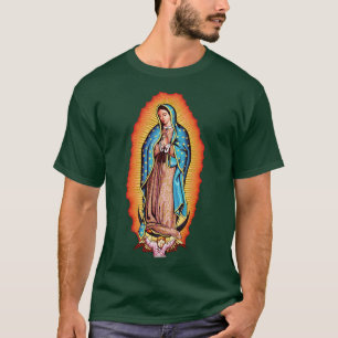 Onze dame van Guadalupe Maagd Mary T-shirt