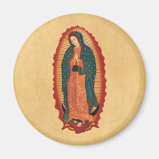Onze dame van Guadalupe Magneet (Voorkant)