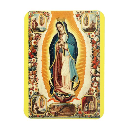 Onze dame van Guadalupe Magneet (Verticaal)