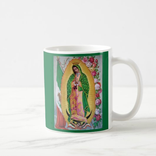 Onze dame van Guadalupe met de Mexicaanse Mok van  (Rechts)