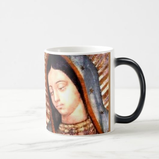 Onze dame van Guadalupe Morphing Mok - Virgen Mari (Rechts)