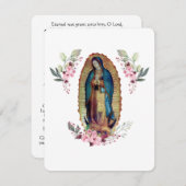 Onze dame van Guadalupe, Nuestra Señora de Guadalu (Voorkant / Achterkant)