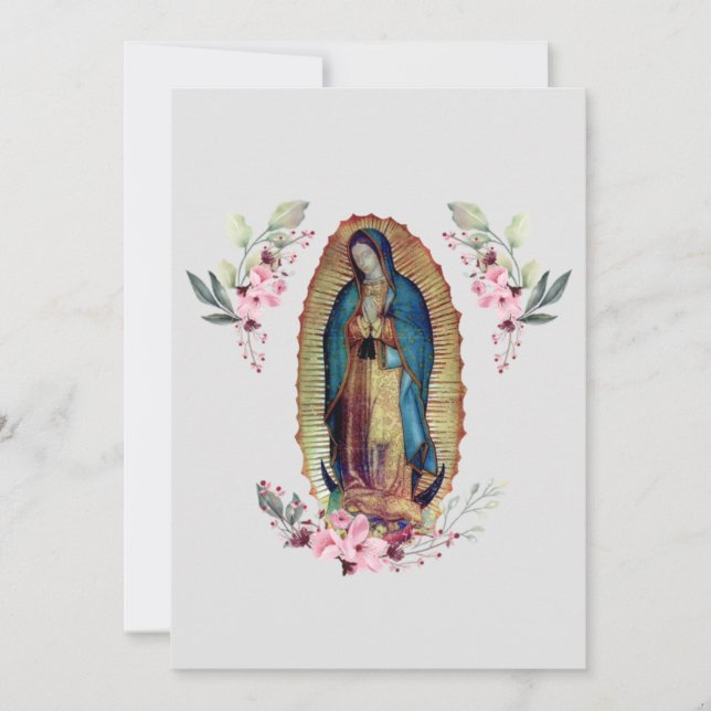 Onze dame van Guadalupe, Nuestra Señora de Guadalu (Voorkant)
