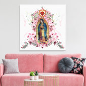 Onze dame van Guadalupe, Nuestra Señora de Guadalu Canvas Afdruk (Insitu (Woonkamer))