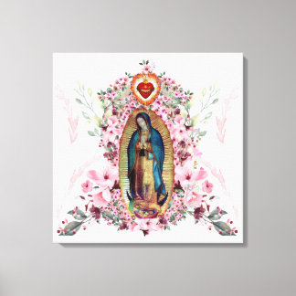 Onze dame van Guadalupe, Nuestra Señora de Guadalu Canvas Afdruk