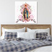Onze dame van Guadalupe, Nuestra Señora de Guadalu Canvas Afdruk (Insitu (Slaapkamer))