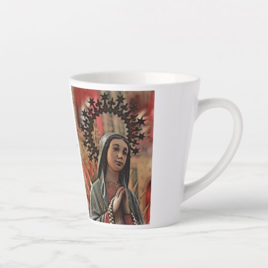 Onze dame van Guadalupe, partijdig van Amerika Latte Mok (Rechts)